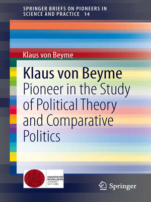 cover image of Klaus von Beyme